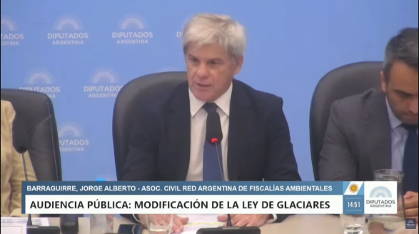 La Red de Fiscalías Ambientales advierte que la reforma de la Ley de Glaciares vulnera la Constitución